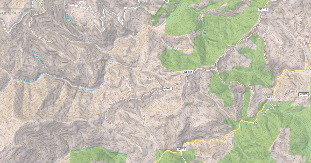 Map preview of China Creek