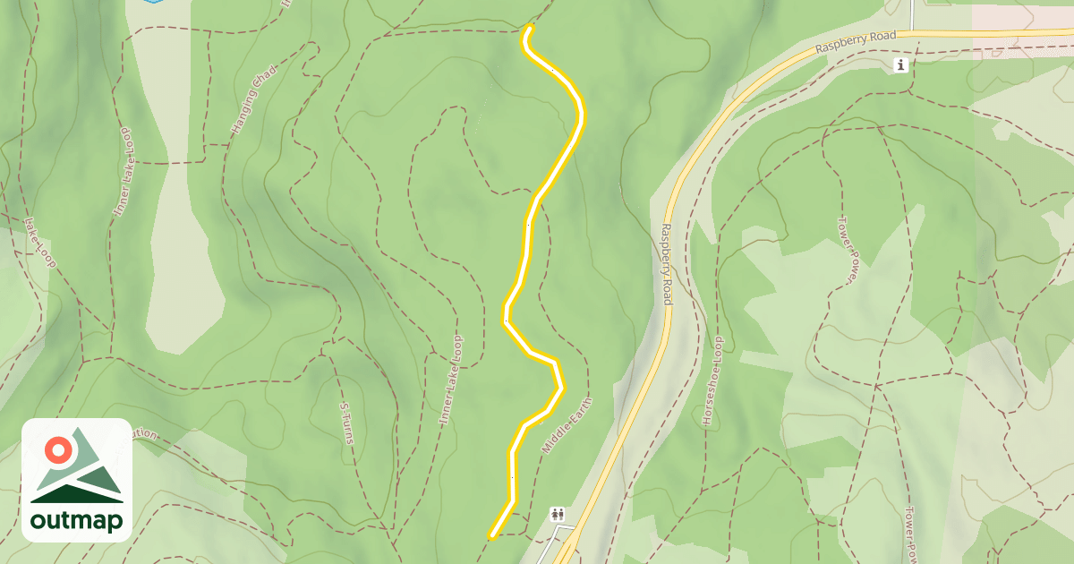 Map of Lake Loop