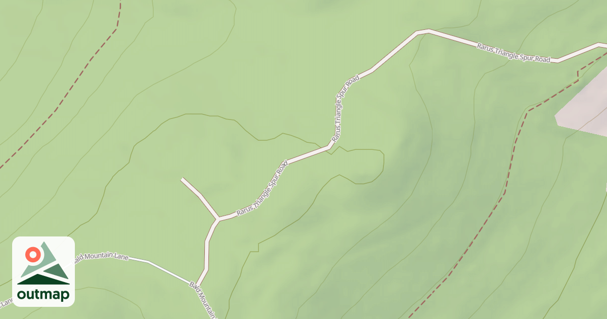 Map of RARUS TRIANGLE SPUR