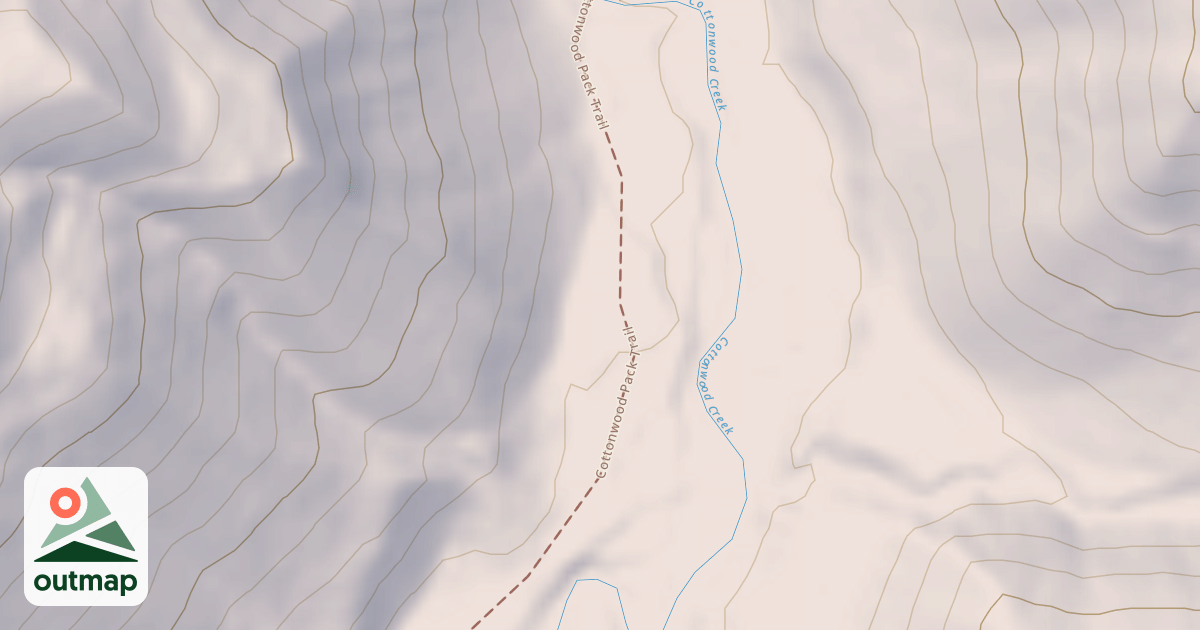 Map of Cottonwood Snowmobile