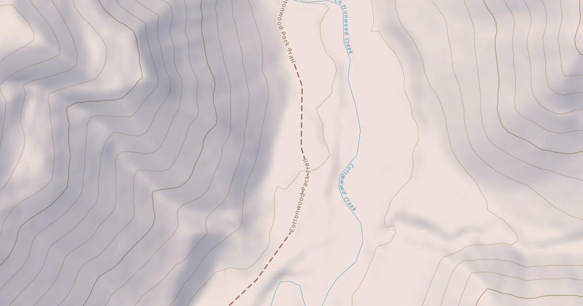 Map preview of Cottonwood Snowmobile