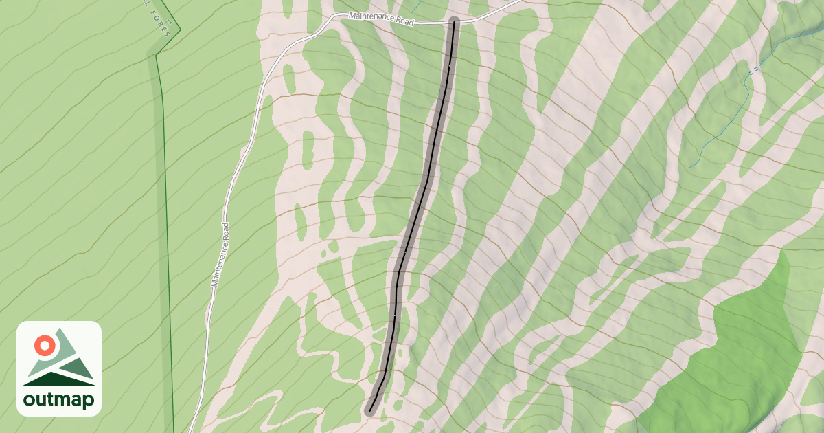 Map of Upper Liftline