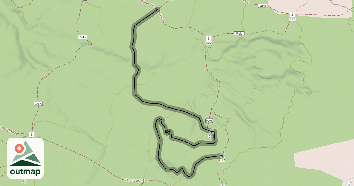 Map of Lower Pow Pow