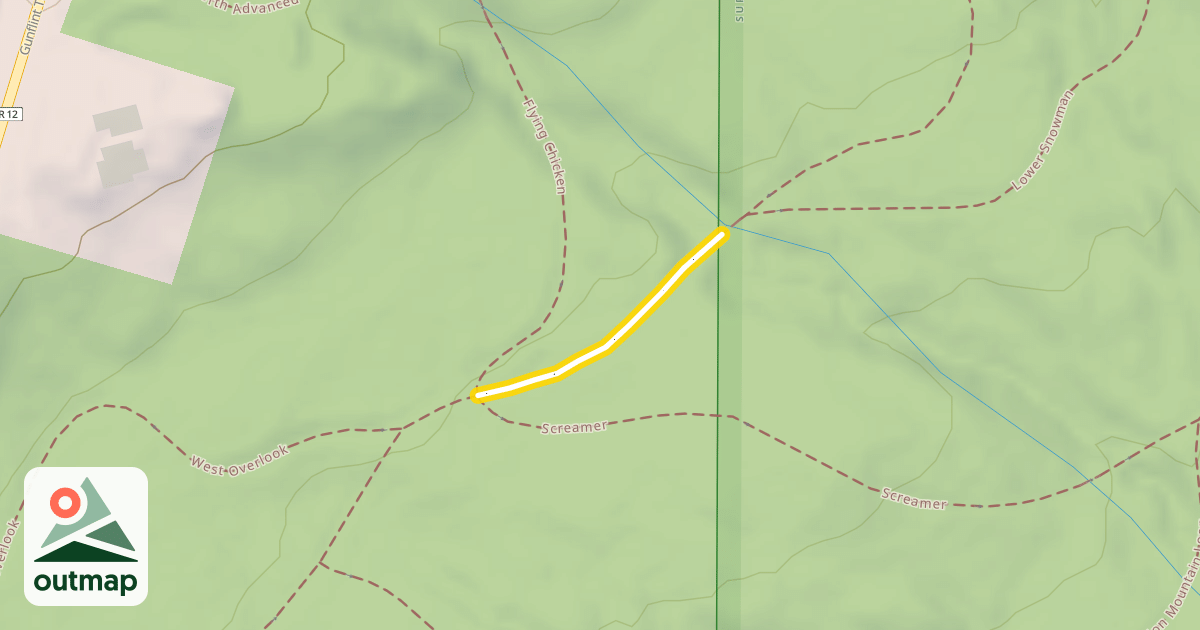 Map of Lower Snowman