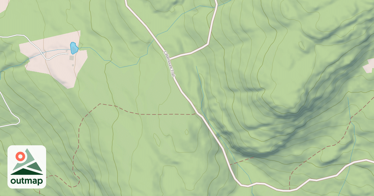 Map of Catamount Trail