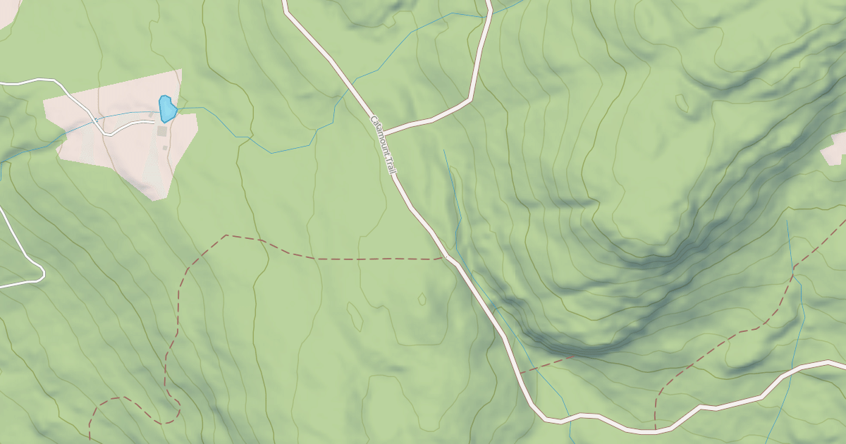 Map preview of Catamount Trail