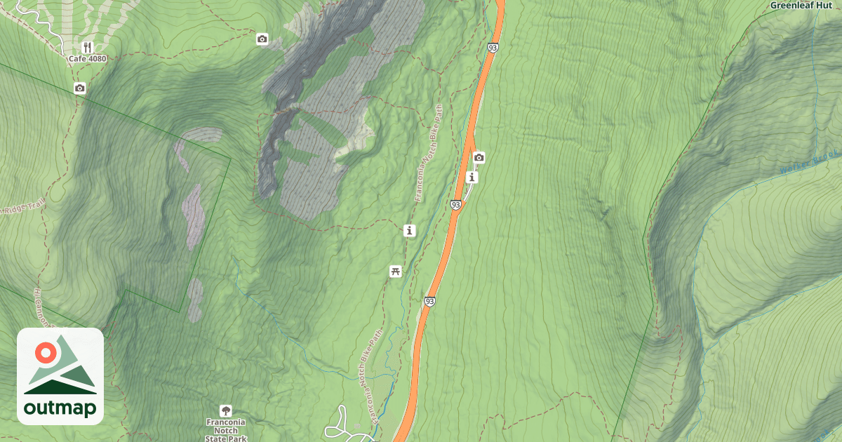 Map of bike path