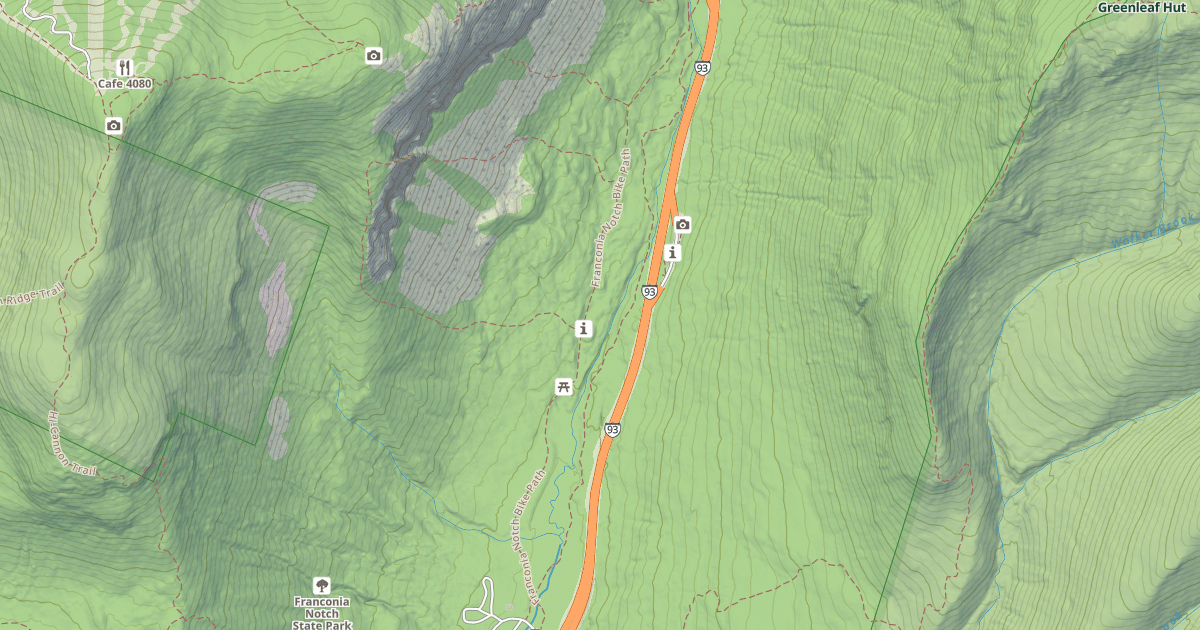 Map preview of bike path