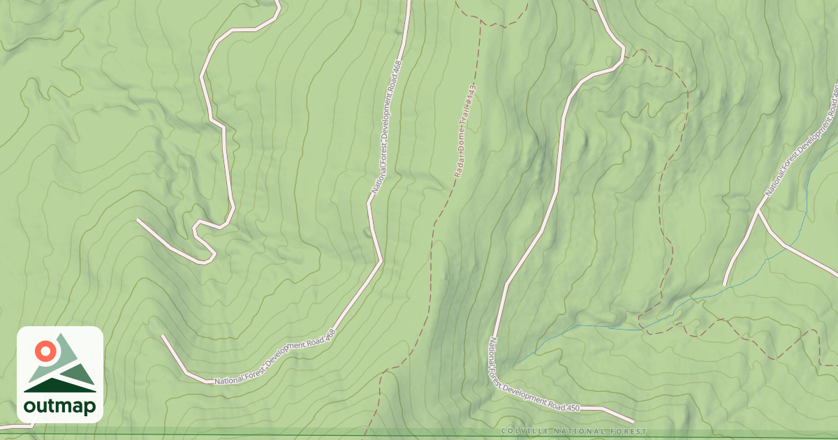 Map of Radar Dome