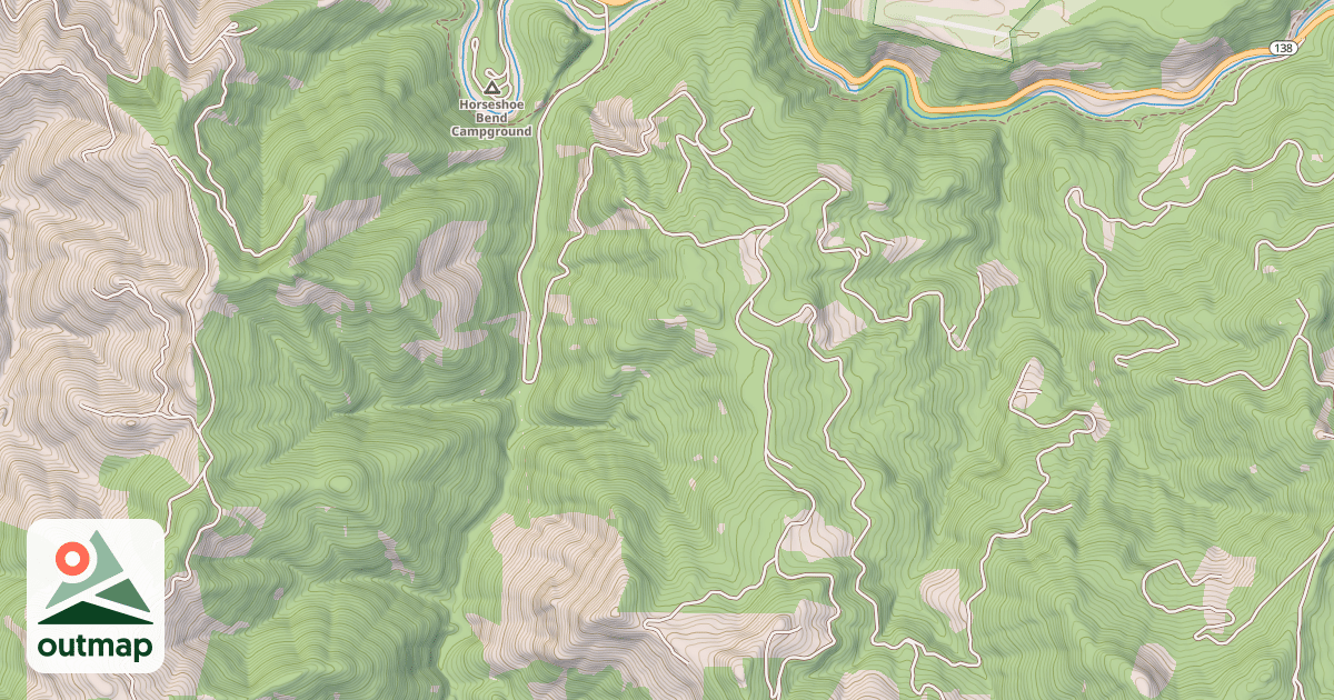 Map of CALF CREEK