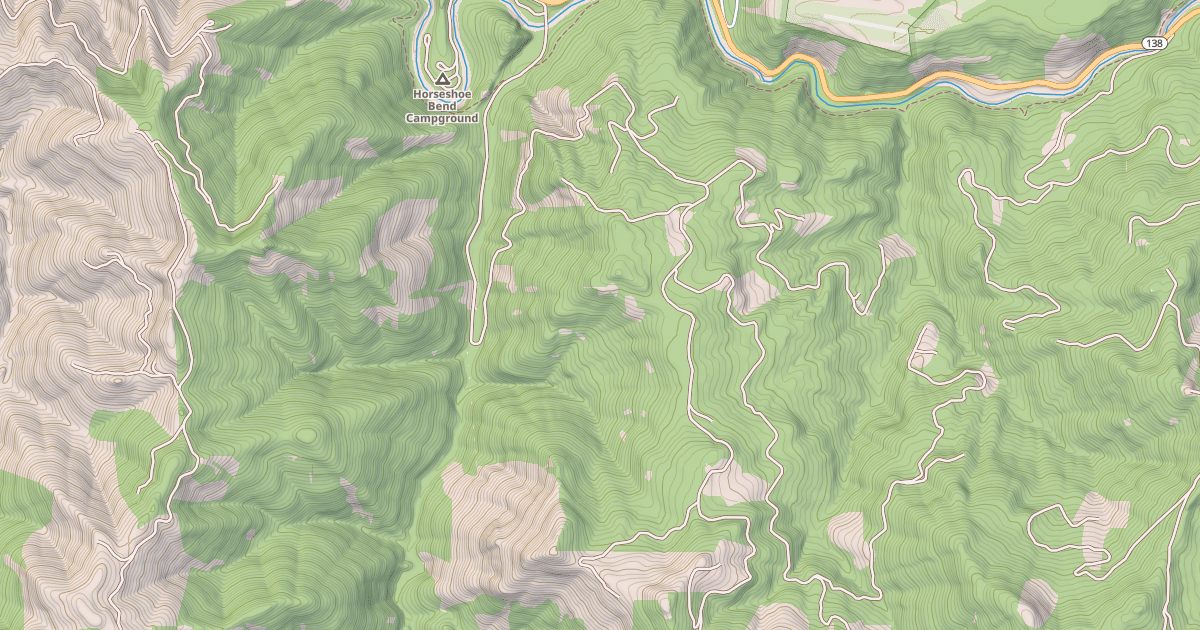 Map preview of CALF CREEK
