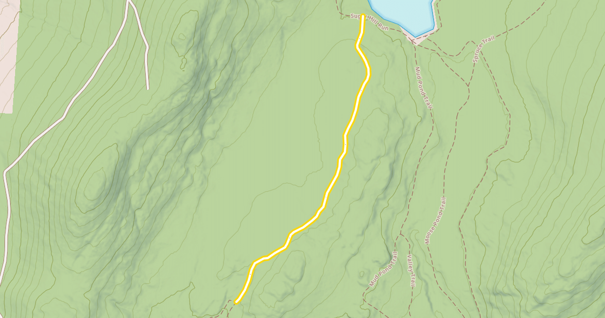 Map preview of Mud Pond Trail