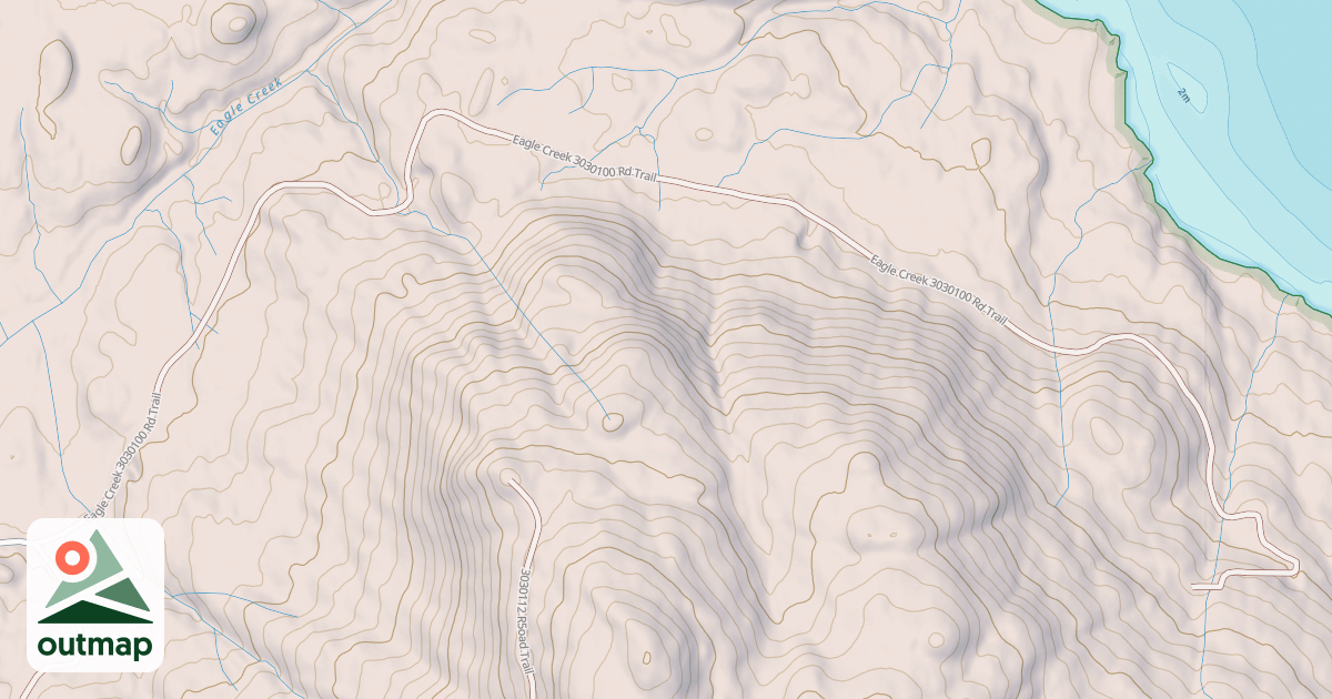Map of EAGLE CREEK  3030100 RD
