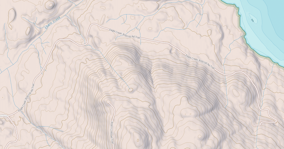 Map preview of EAGLE CREEK  3030100 RD