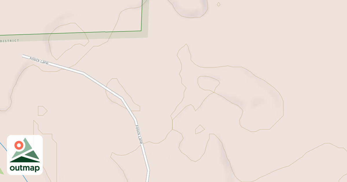 Map of FOSICK LANE