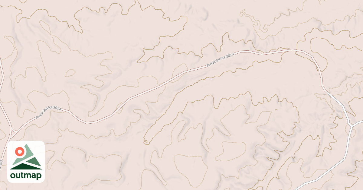 Map of USFS Motor Vehicle Use Map Roads {6903A7AF-51A0-485A-A465-F9BCA888BEF5}