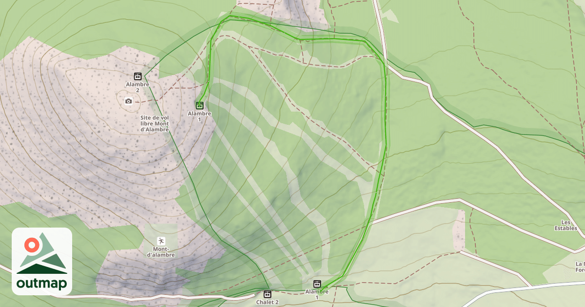 Map of Alambre