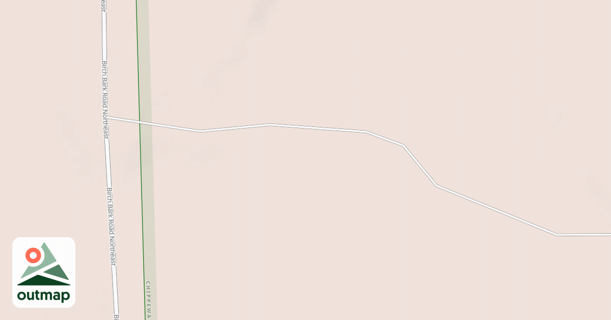 Map of NORTH MOOSE LAKE SPUR J