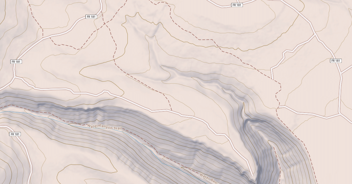 Map preview of USFS Motor Vehicle Use Map Roads {0E20BB3D-6FC1-4EF0-91BC-605F5272B087}