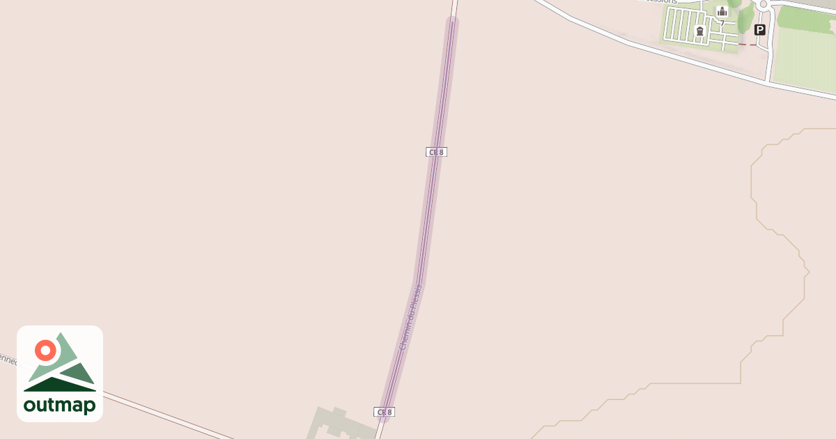 Map of Chemin du Plessis