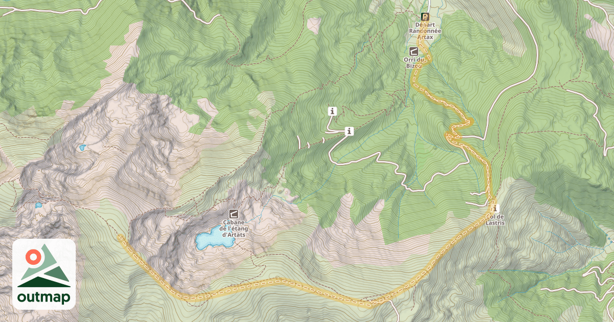 Map of Pic de Bassibié — Lagrange
