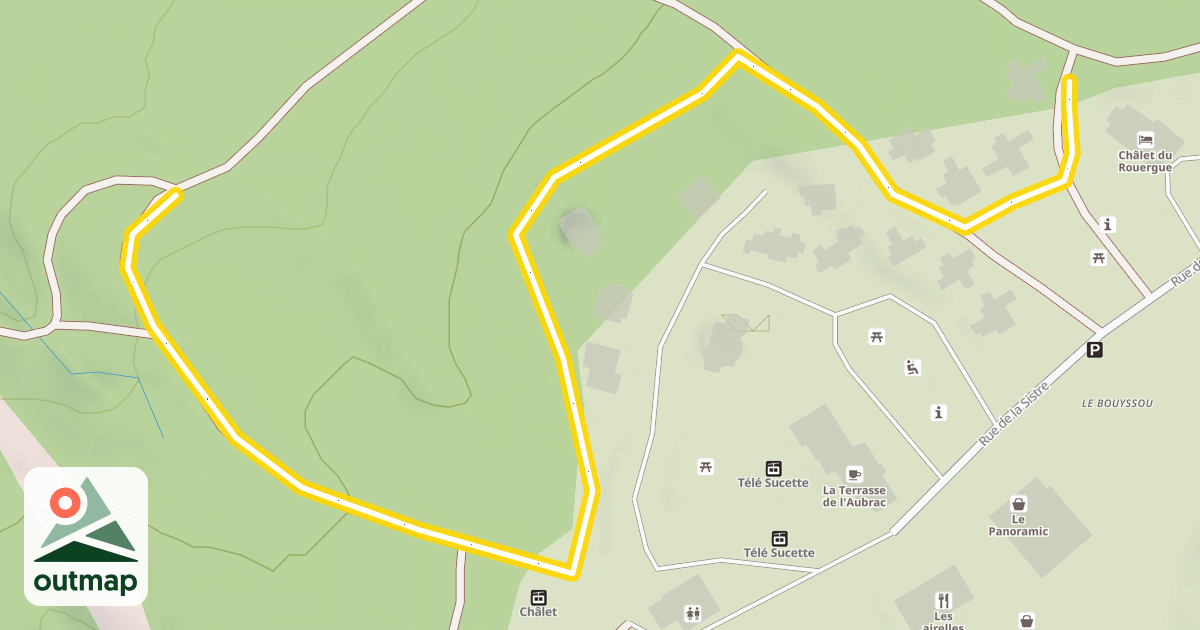 Map of Le Bouyssou