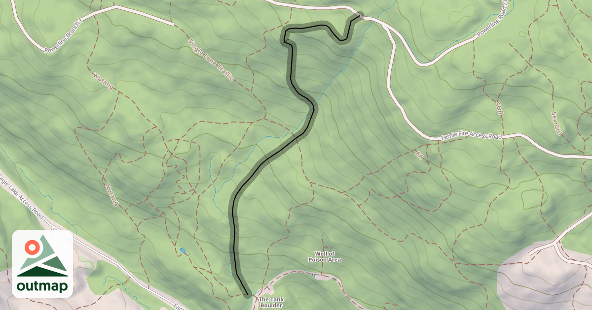 Map of Lower Tall Cans