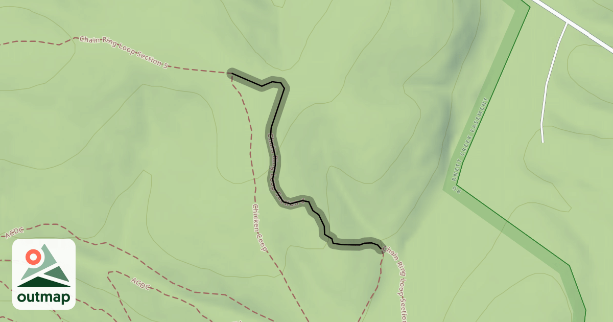 Map of Chain Ring Loop Section 4