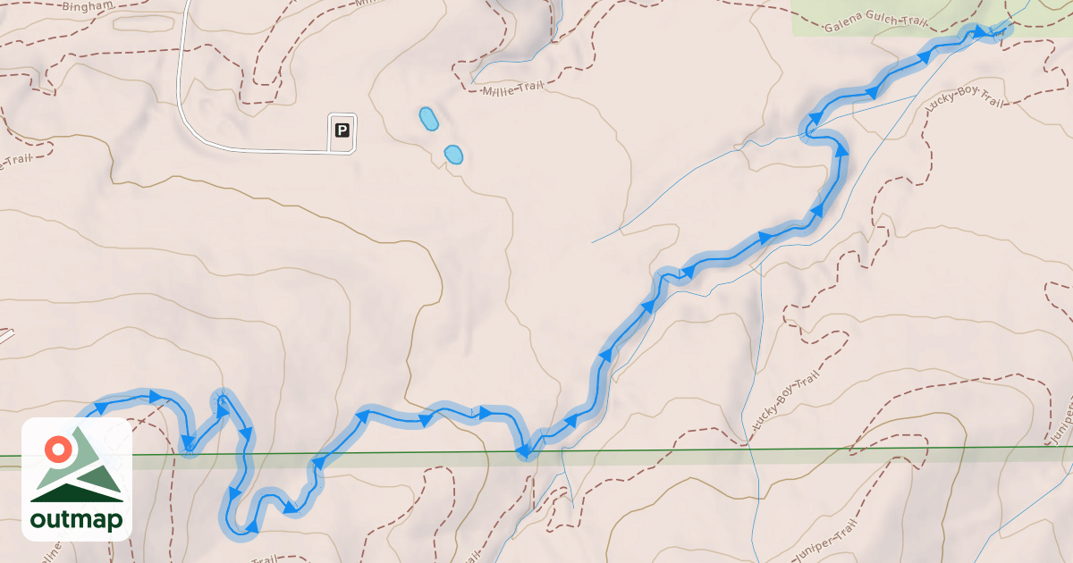 Map of Apex Trail