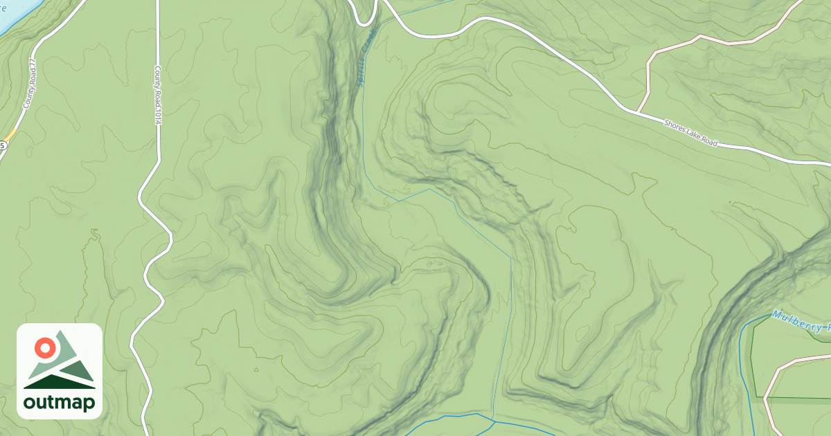 Map of SPIRITS CREEK