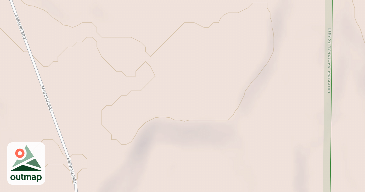 Map of BIG TOO MUCH LAKE SPUR P