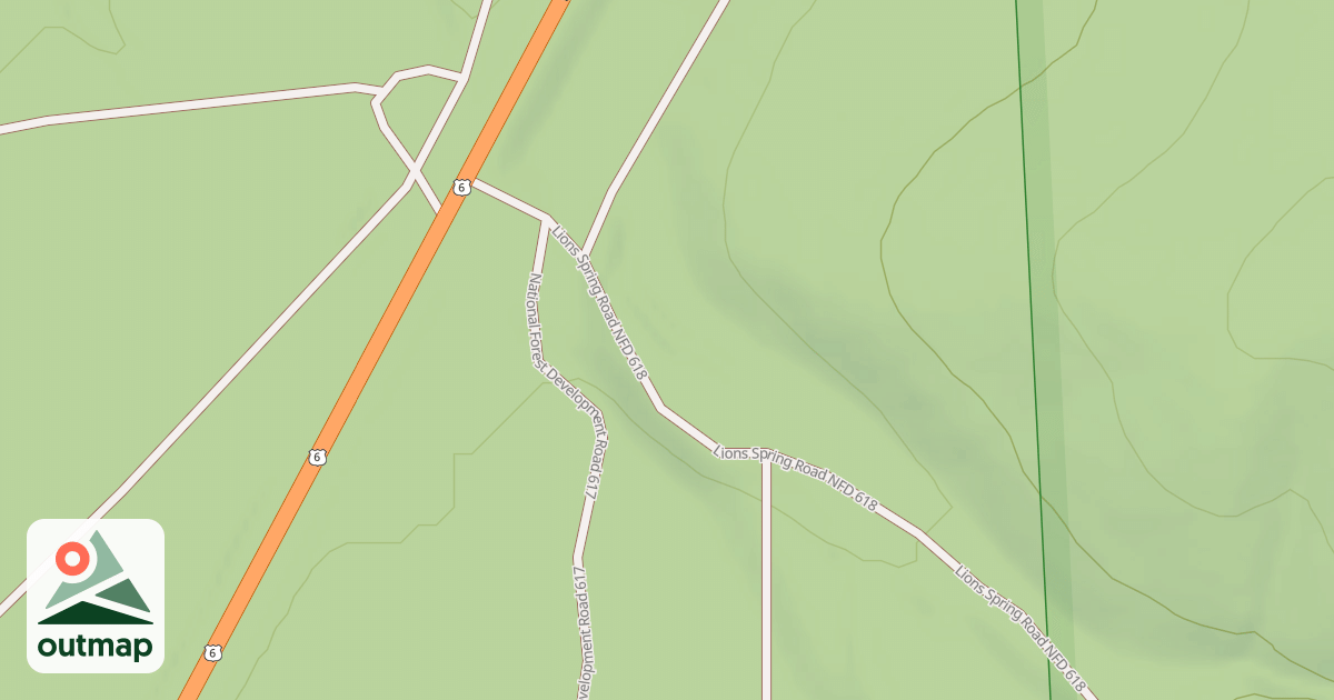 Map of BLM National GTLF Public Motorized Roads 3e6ef8b8-e381-4e1f-800d-7d02237c6784