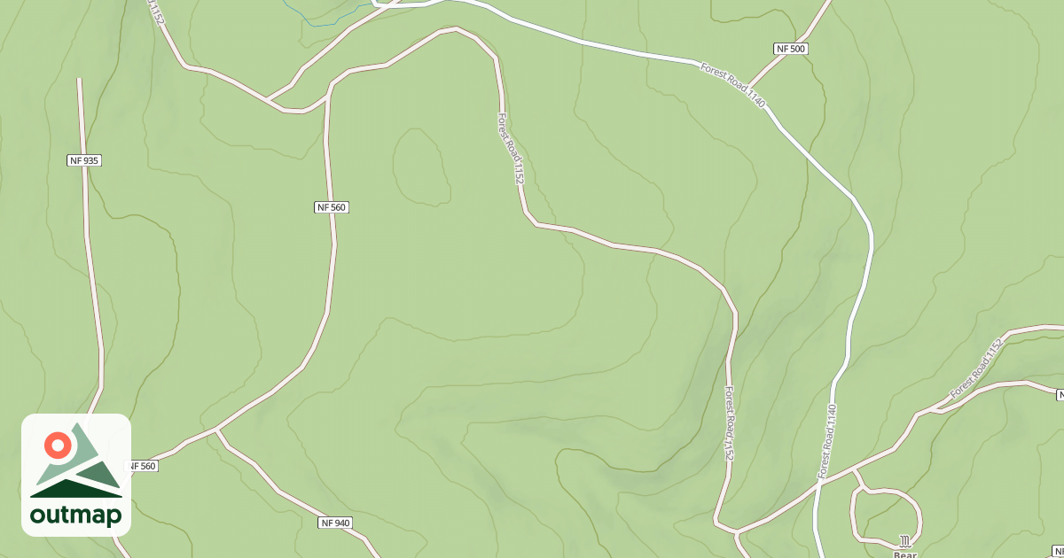 Map of USFS Motor Vehicle Use Map Roads {5E47936B-D40E-4018-B306-047A056ED2DC}