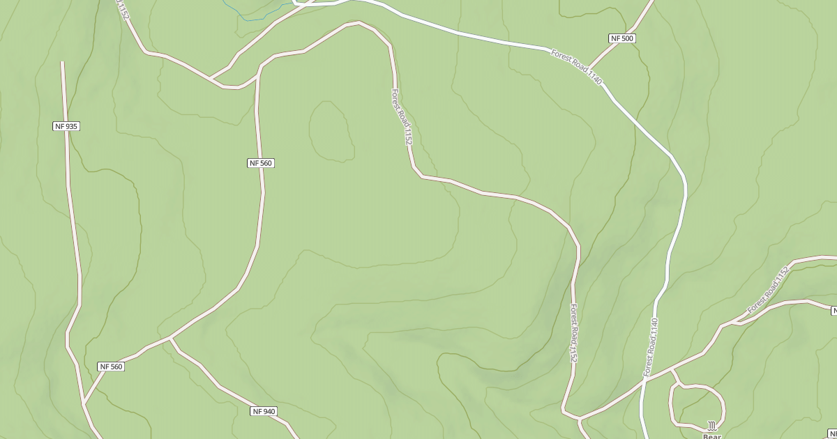Map preview of USFS Motor Vehicle Use Map Roads {5E47936B-D40E-4018-B306-047A056ED2DC}