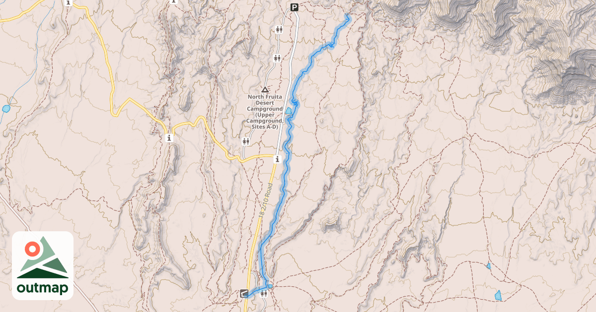 Map of Prime Cut Trail