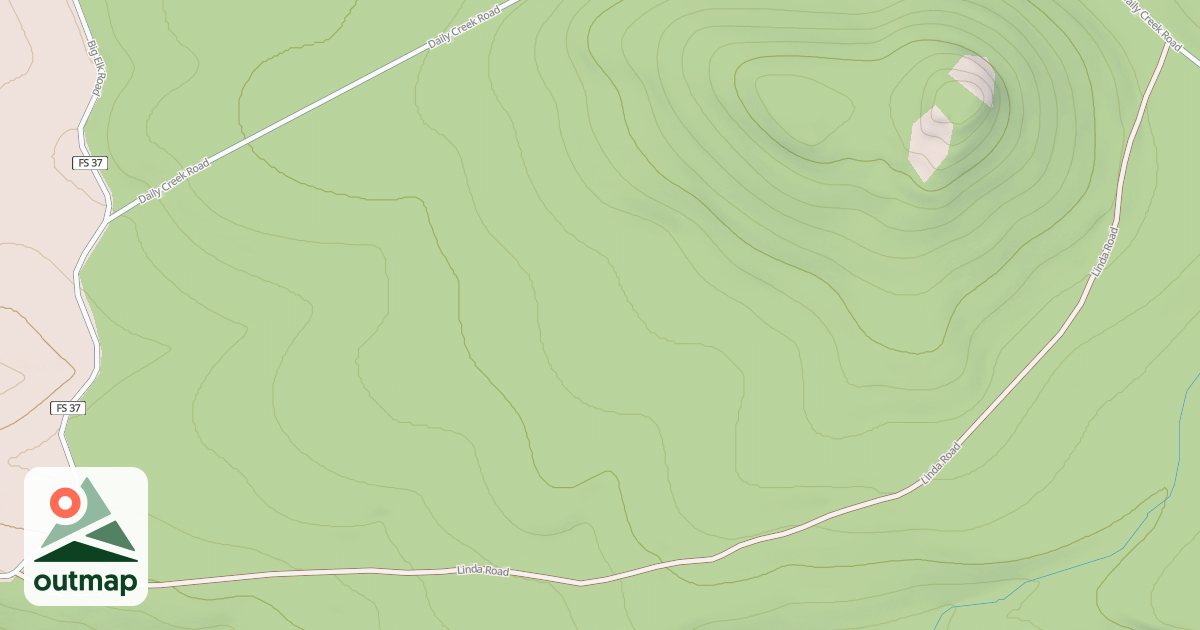 Map of Cox Butte Snomo
