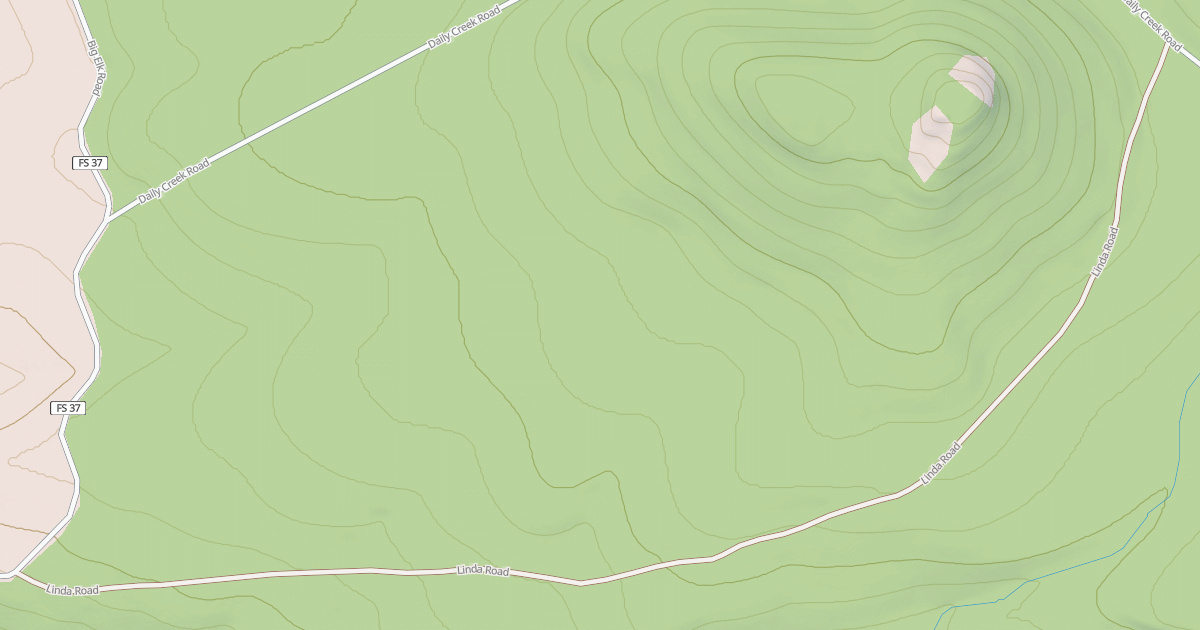 Map preview of Cox Butte Snomo