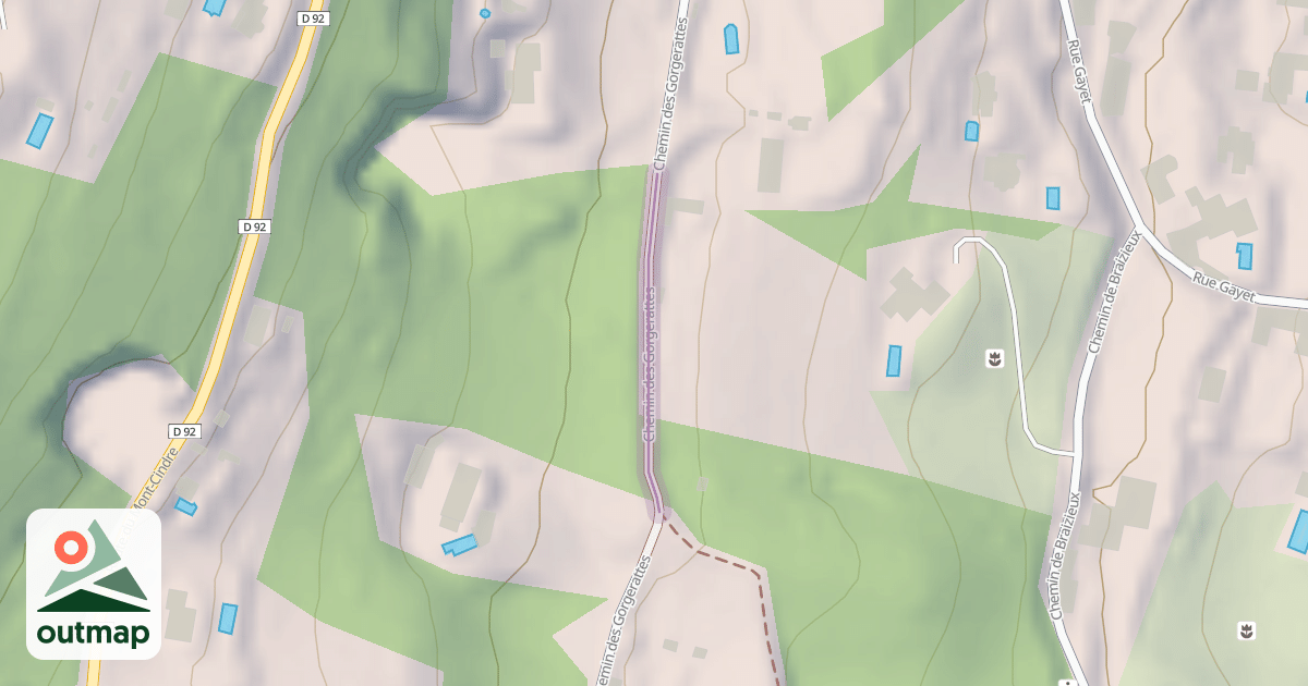 Map of Chemin des Gorgerattes