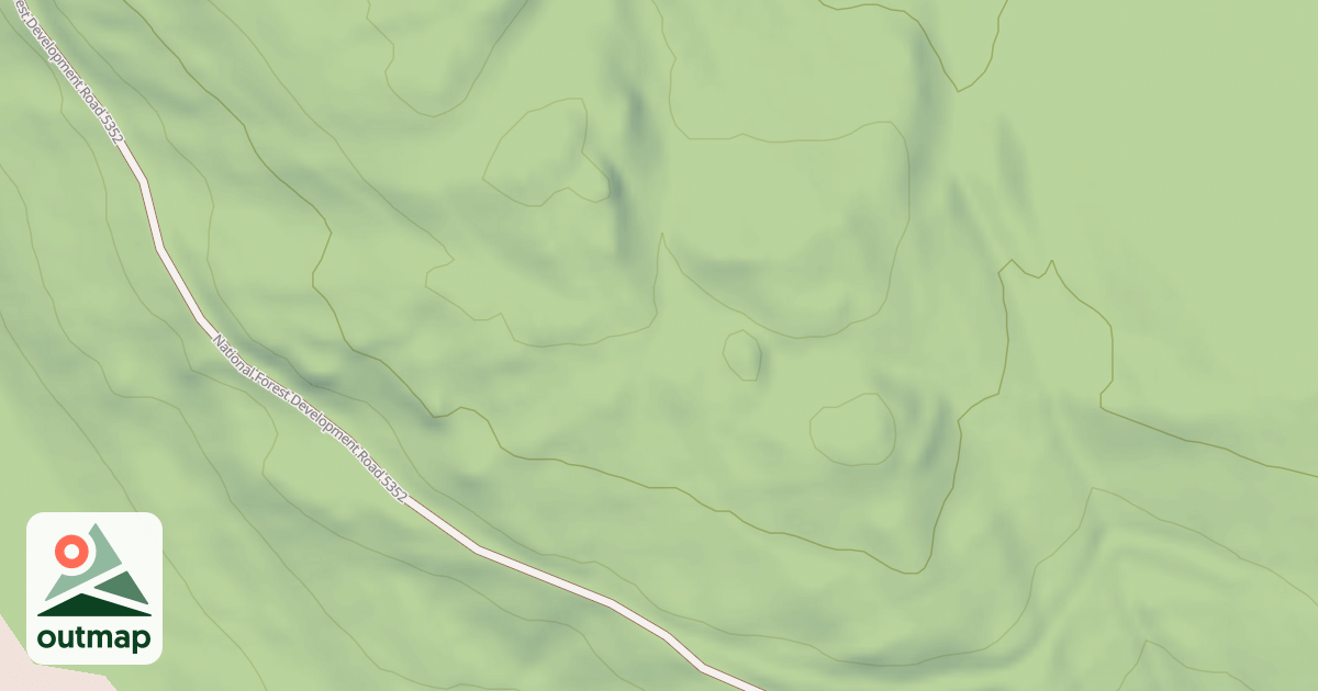 Map of HAZY CREEK Z