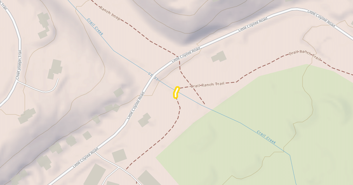 Map preview of Crail Ranch Trail