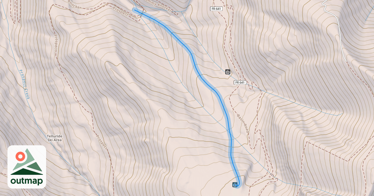 Map of Ophir Loop