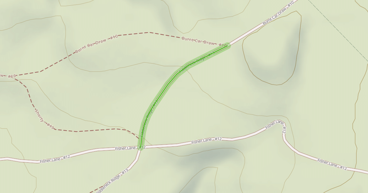 Map preview of Fiddleneck Ridge - #13