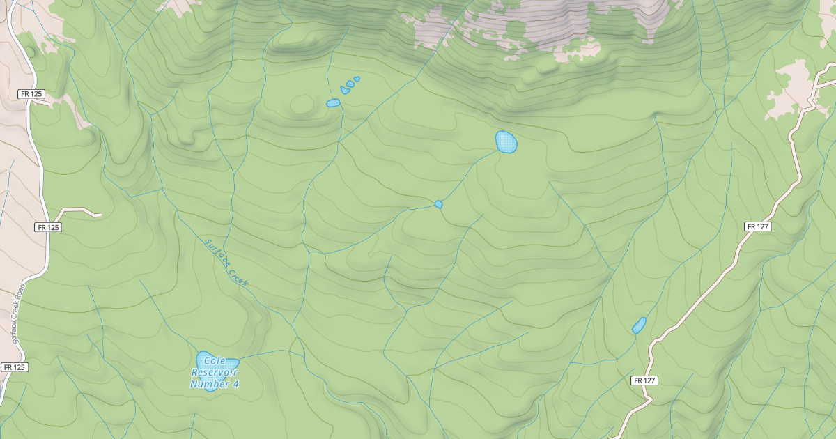 Map preview of USFS Motor Vehicle Use Map Trails 3281