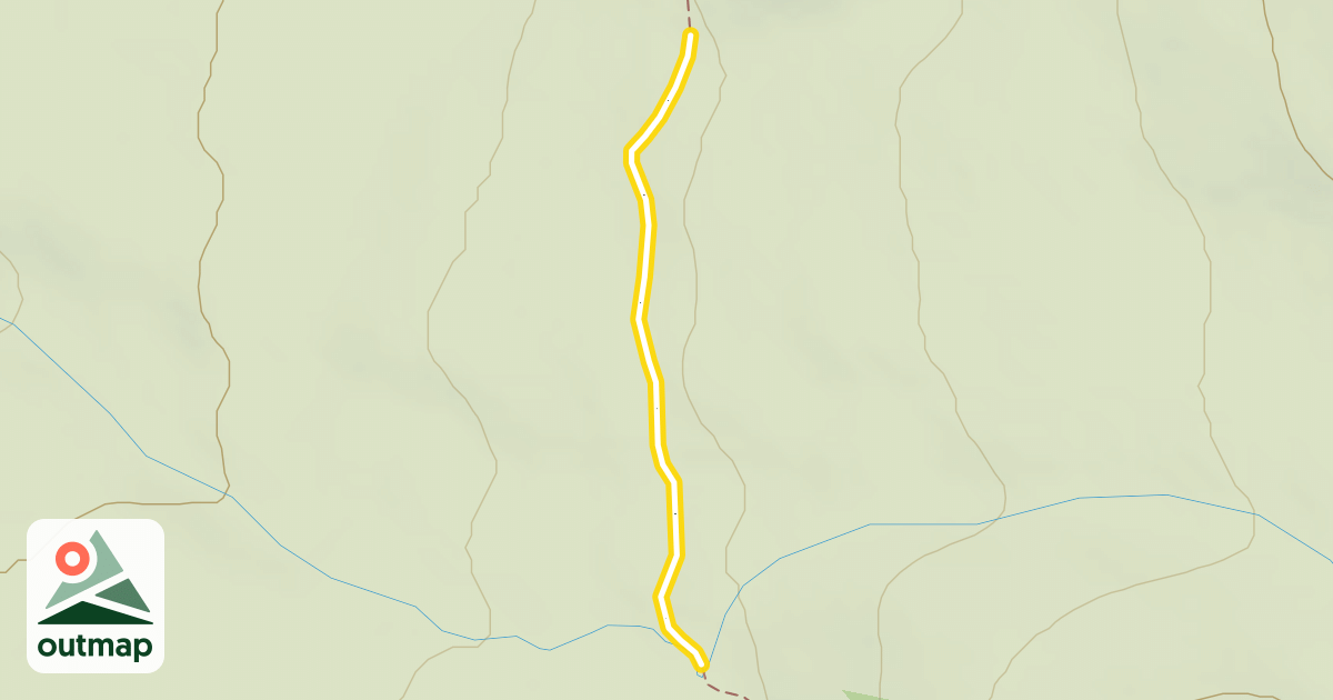 Map of Middle Fork Trail