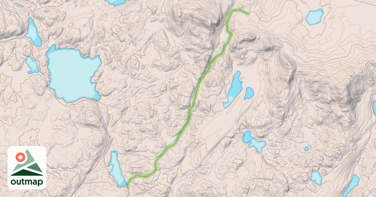 Map of Basin Trail
