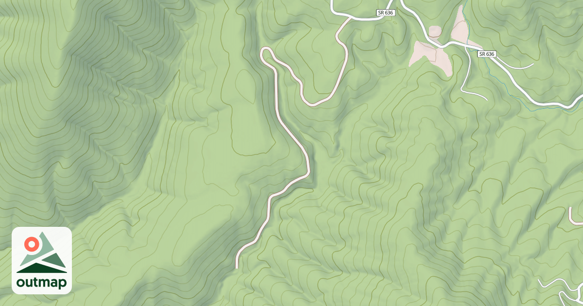 Map of DEVILS BRANCH
