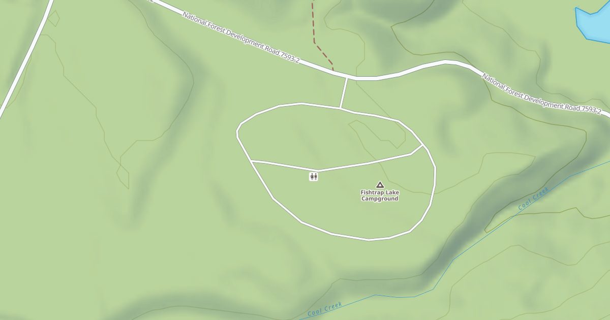 Map preview of FISHTRAP LAKE CAMP