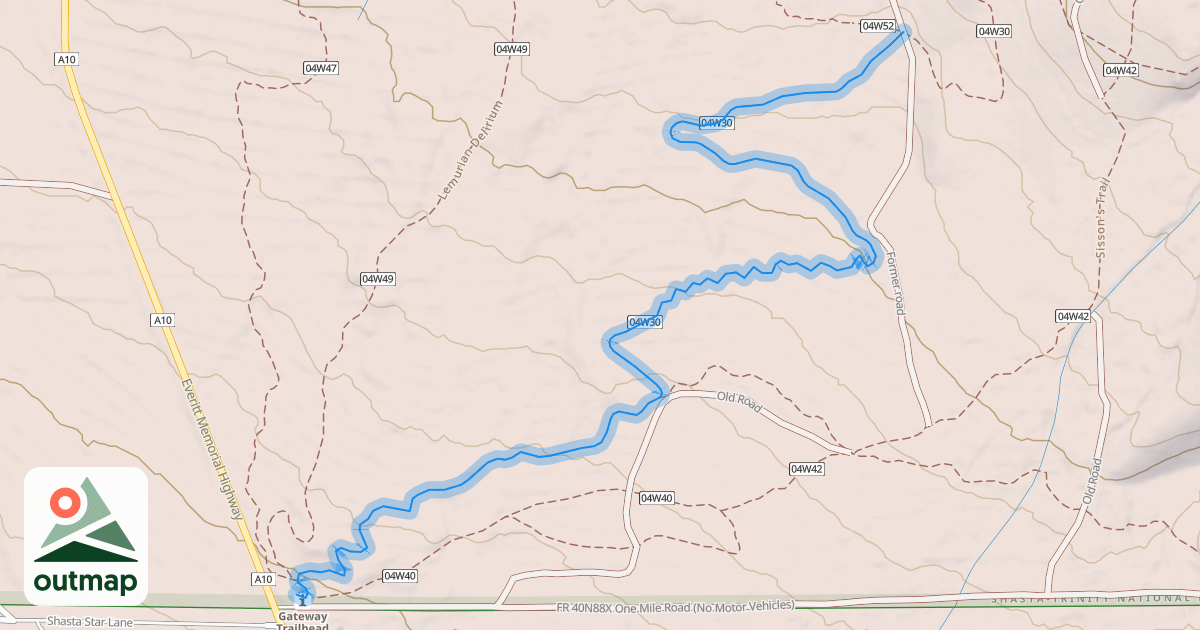 Map of Gateway Trail