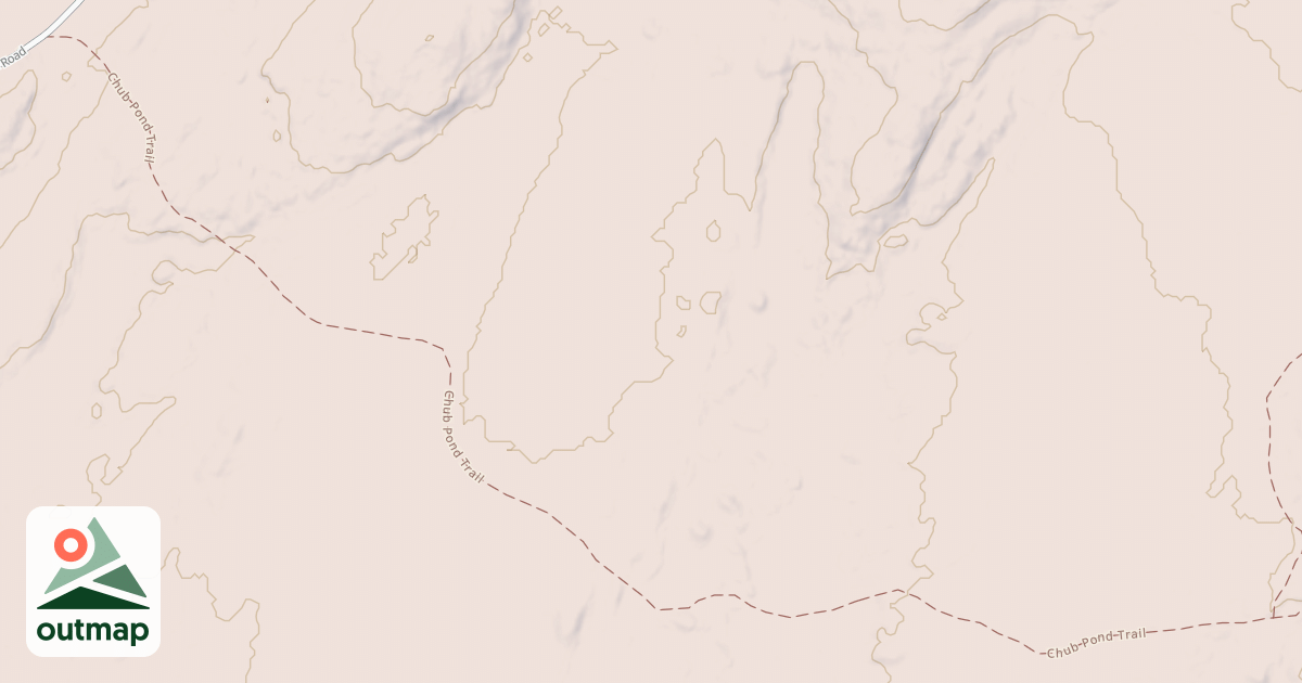 Map of Chub Pond Trail