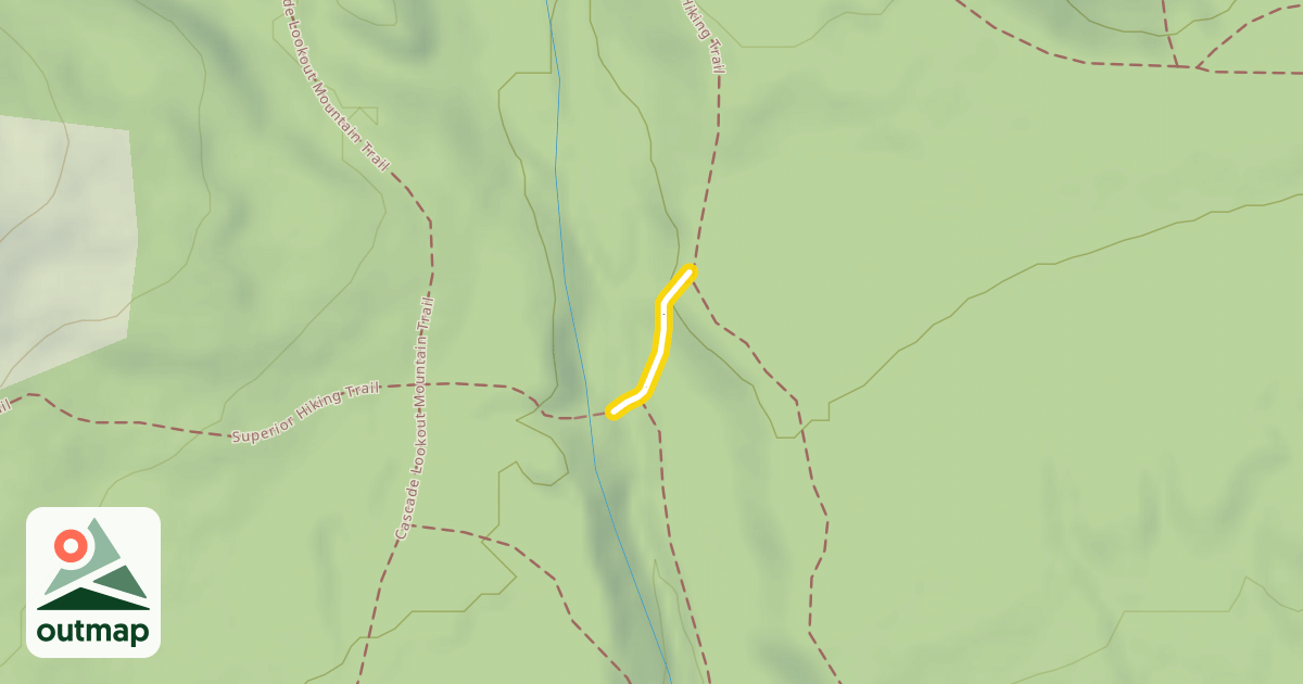 Map of Superior Hiking Trail